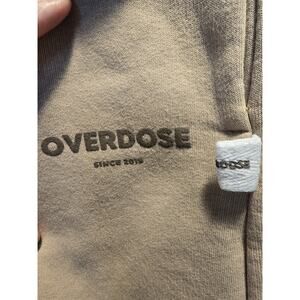 Overdose Sweatpants Size Small Streetwear Beige Used